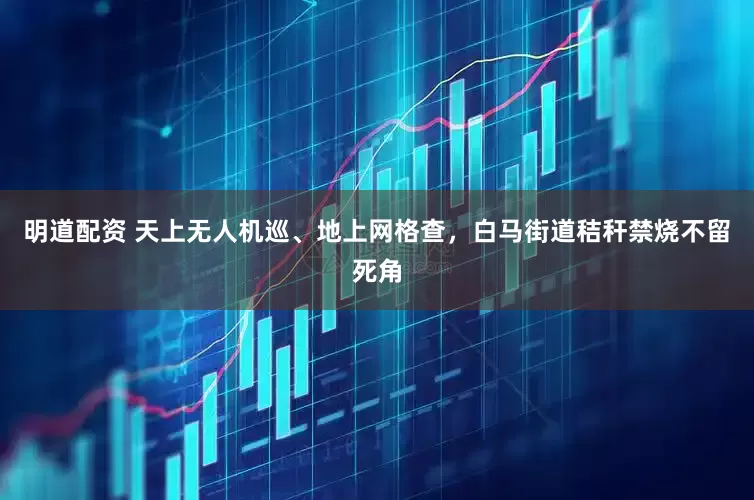 明道配资 天上无人机巡、地上网格查，白马街道秸秆禁烧不留死角